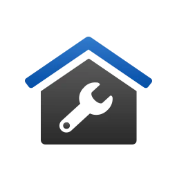 House and a wrench icon